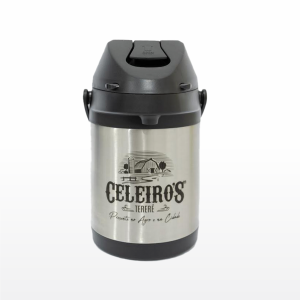 Garrafa Térmica 2,5L - Inox - Celeiro's