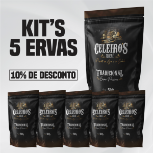 Kit Erva Mate - 5 Tradicional - Celeiro's