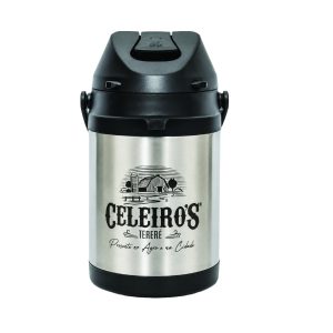 Garrafa Térmica 2,5L - Inox - Celeiro's