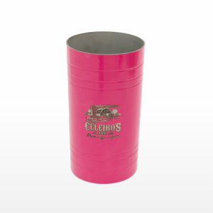 Copo Inox - Redondo Rosa - 250ml - Celeiro's