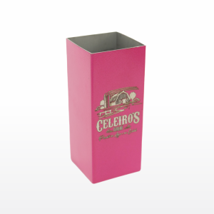 Copo Inox - Quadrado Rosa - 250ml - Celeiro's