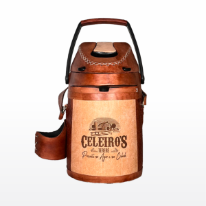 Garrafa Térmica 2,5L - Couro - Celeiro's