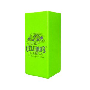 Copo Inox - Quadrado Verde Neon - 250ml - Celeiro's