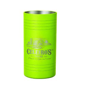 Copo Inox - Redondo Verde Neon - 250ml - Celeiro's