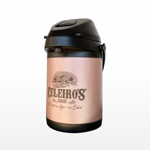 Garrafa Térmica 2,5L - Inox Rosê - Celeiro's