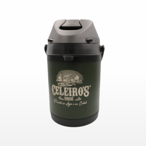 Garrafa Térmica 2,5L - Inox Verde Musgo - Celeiro's