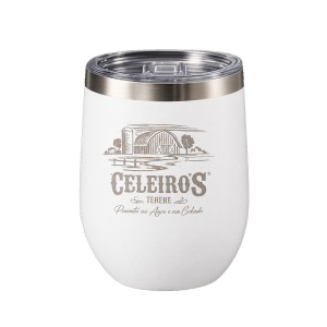 Copo Térmico – Colors com Tampa Branco – Celeiro’s