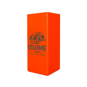 Copo Inox - Quadrado Laranja - 250ml - Celeiro's