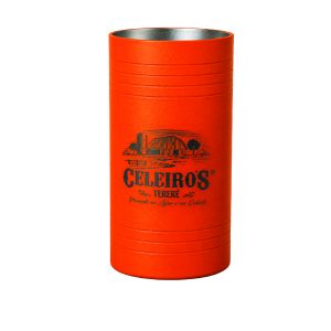 Copo Inox – Redondo Laranja – 250ml – Celeiro’s